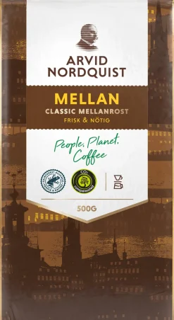 Kaffe Arvid Nordquist Classic Mellanrost UTZ 500g