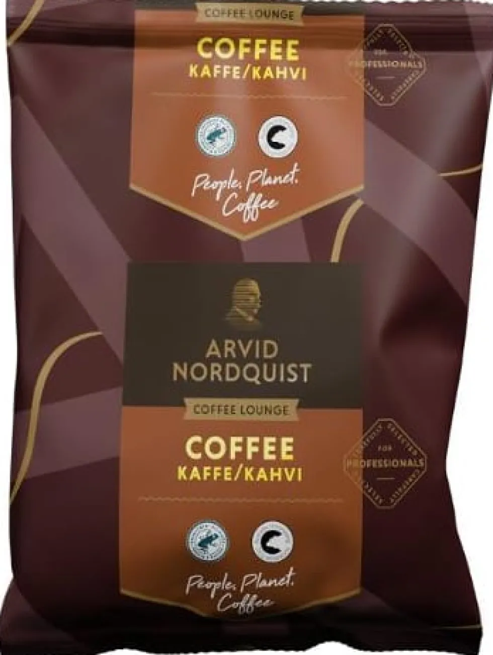 Kaffe Arvid Nordquist mellanrost påsar 60x100g malet