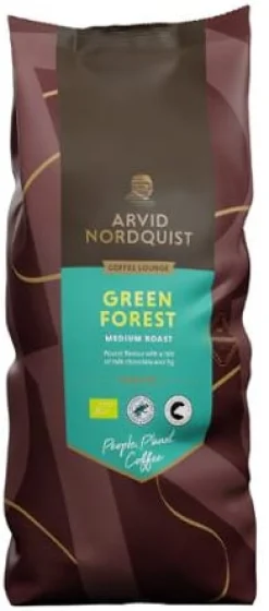 Kaffebönor A.NORDQUIST Green Forest, mellan-mörkrost, 1000g