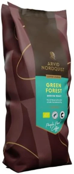 Kaffebönor A.NORDQUIST Green Forest, mellan-mörkrost, 1000g