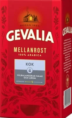 Kaffe GEVALIA Kok Mellanrost, 450g