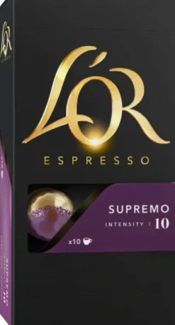 Kaffekapsel L'OR Supremo, 10/fp