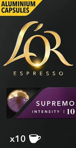 Kaffekapsel L'OR Supremo, 10/fp
