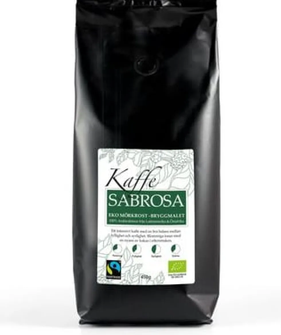 Kaffe SABROSA Eko Mörkrost 450g