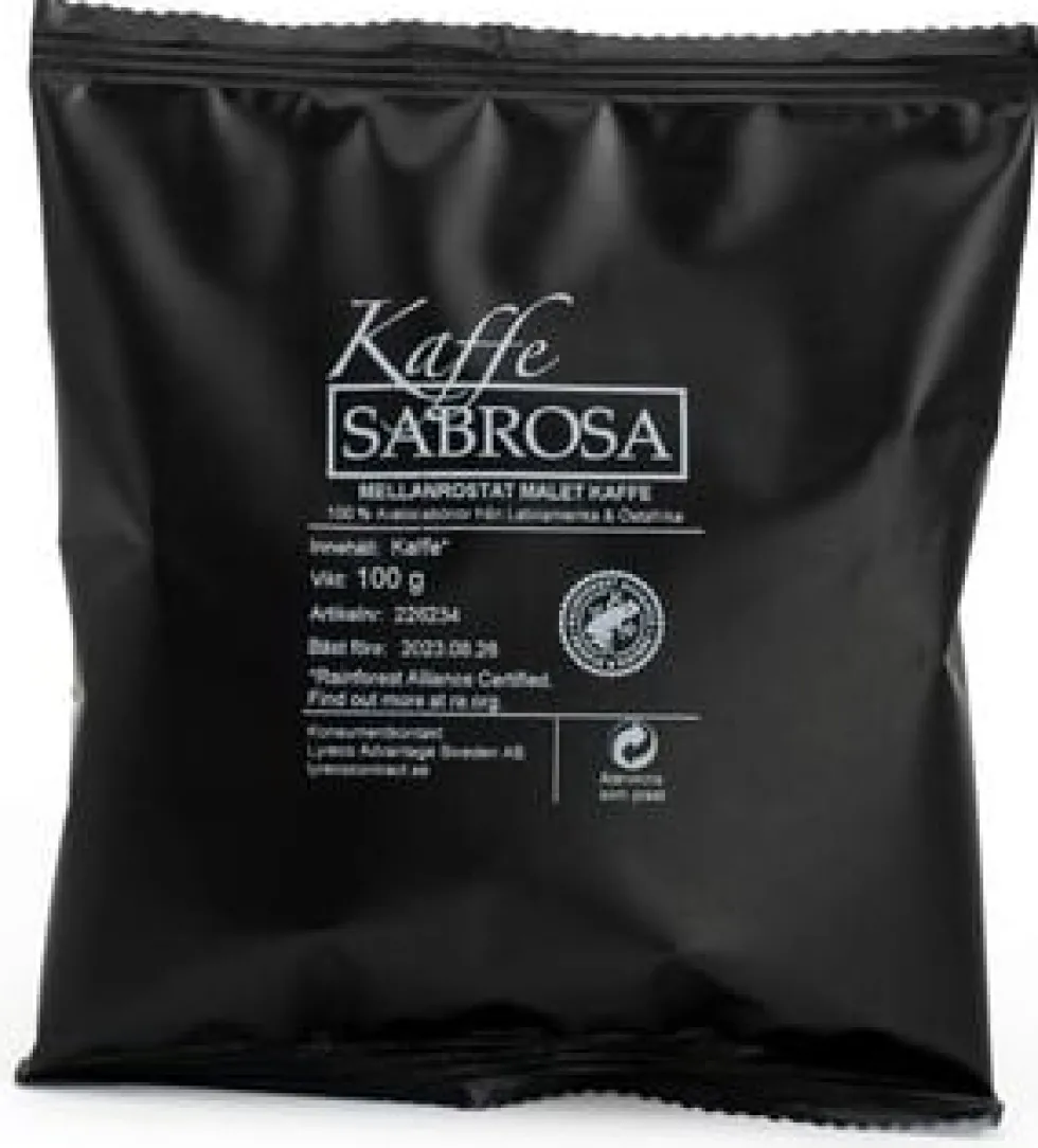 Kaffe SABROSA Mellanrost 100g 64/fp
