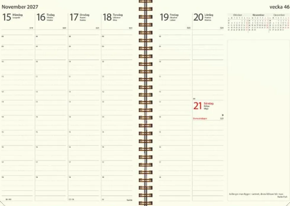 Kalender Lantdrömmar 2027