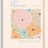 Kalender Life Planner Flowers A5 26/27
