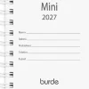 Kalender Mini 2027 refill