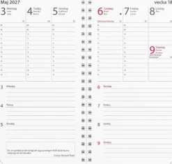 Kalender Minister refill 2027