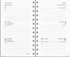 Kalender Mini 2027 svart