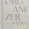 Kalender Organizer & Notes 2027 stående