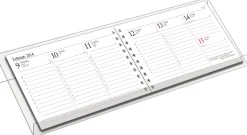 Kalenderställ litet plast transp-2587