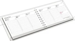 Kalenderställ litet plast transp-2587
