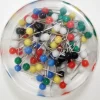 Kartnål 15mm sorterade färger (100)