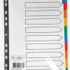 Kartongregister LYRECO A4 10-flik färger