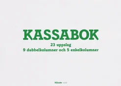 Kassabok A4L, 23 uppslag, 14 kolumner, 5st