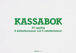 Kassabok A4L, 23 uppslag, 14 kolumner, 5st