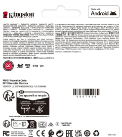 Kingston Canvas Select Plus - Flash-minneskort - 64 GB - Video