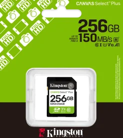 Kingston Canvas Select Plus - Flash-minneskort - 256 GB - Video