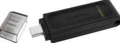 Kingston DataTraveler 70 - USB flash-enhet - 256 GB - USB-C 3.2
