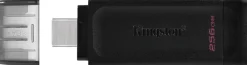 Kingston DataTraveler 70 - USB flash-enhet - 256 GB - USB-C 3.2