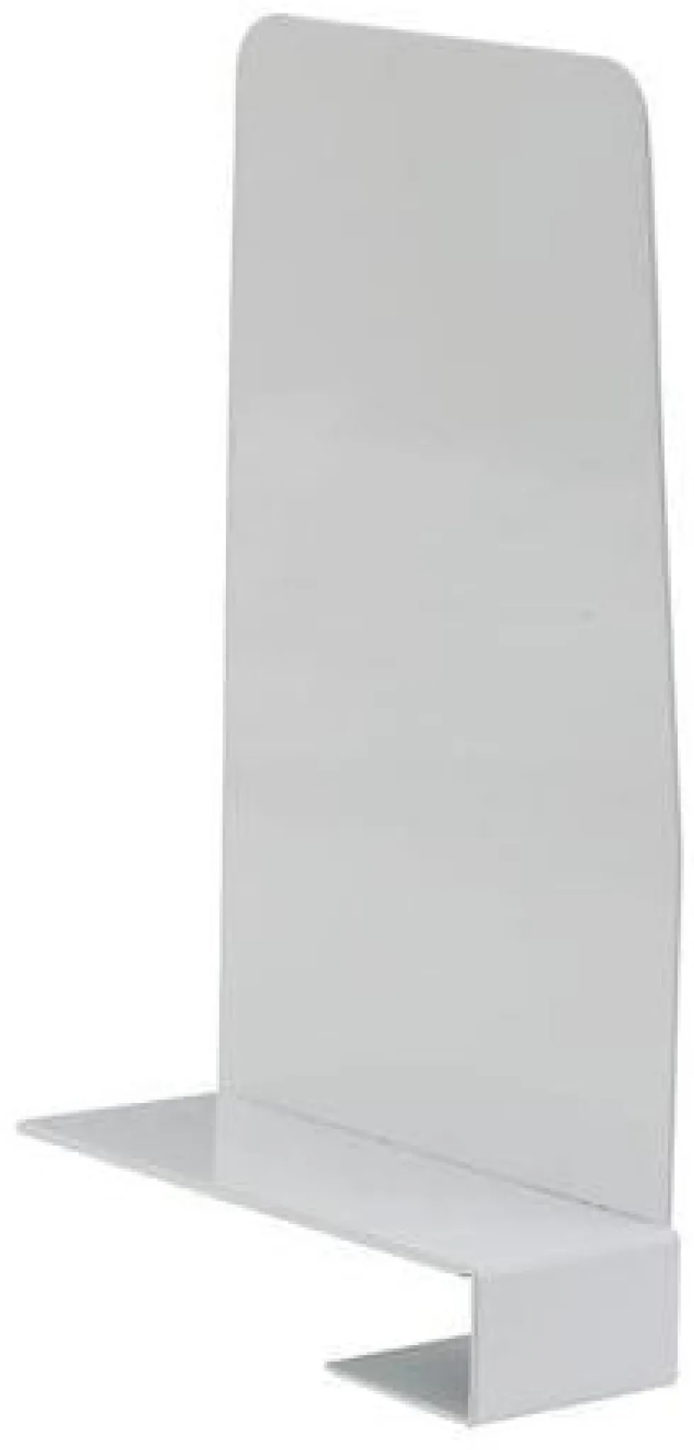 Klämbokstöd Vit, klämma vänster, 19cm
