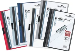 Klämmapp DURABLE Duraclip A4 Blå, 30 blad