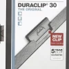 Klämmapp DURABLE Duraclip A4 Vit, 30 blad