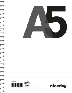 Kollegieblock A5 70bl 60g lin