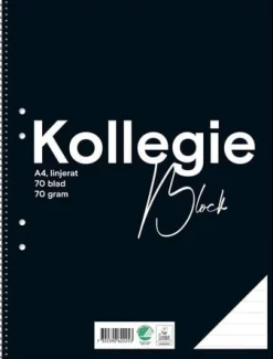 Kollegieblock FW A4 70g 70bl linj