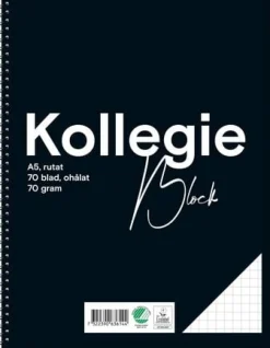 Kollegieblock FW A5 70g 70bl rut oh