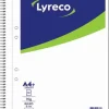 Kollegieblock LYRECO A4 70g 80bl linj