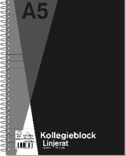 Kollegieblock SOL A5 70g 70bl linjerat