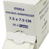 Kompress GV steril 5-p 7,5x7,5cm 125/fp
