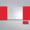 Konferensskåp Glas Brandröd, magnetisk