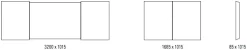 Konferensskåp Glas Vit, magnetisk