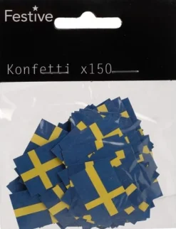 Konfetti FESTIVE Svenska flaggan 150/fp