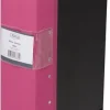 Kontorspärm neutral A4 80mm rosa