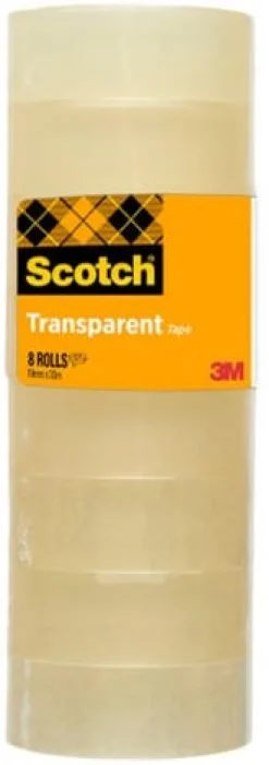 Kontorstejp Scotch 508 Standard, 19mm x 33m, 8rl