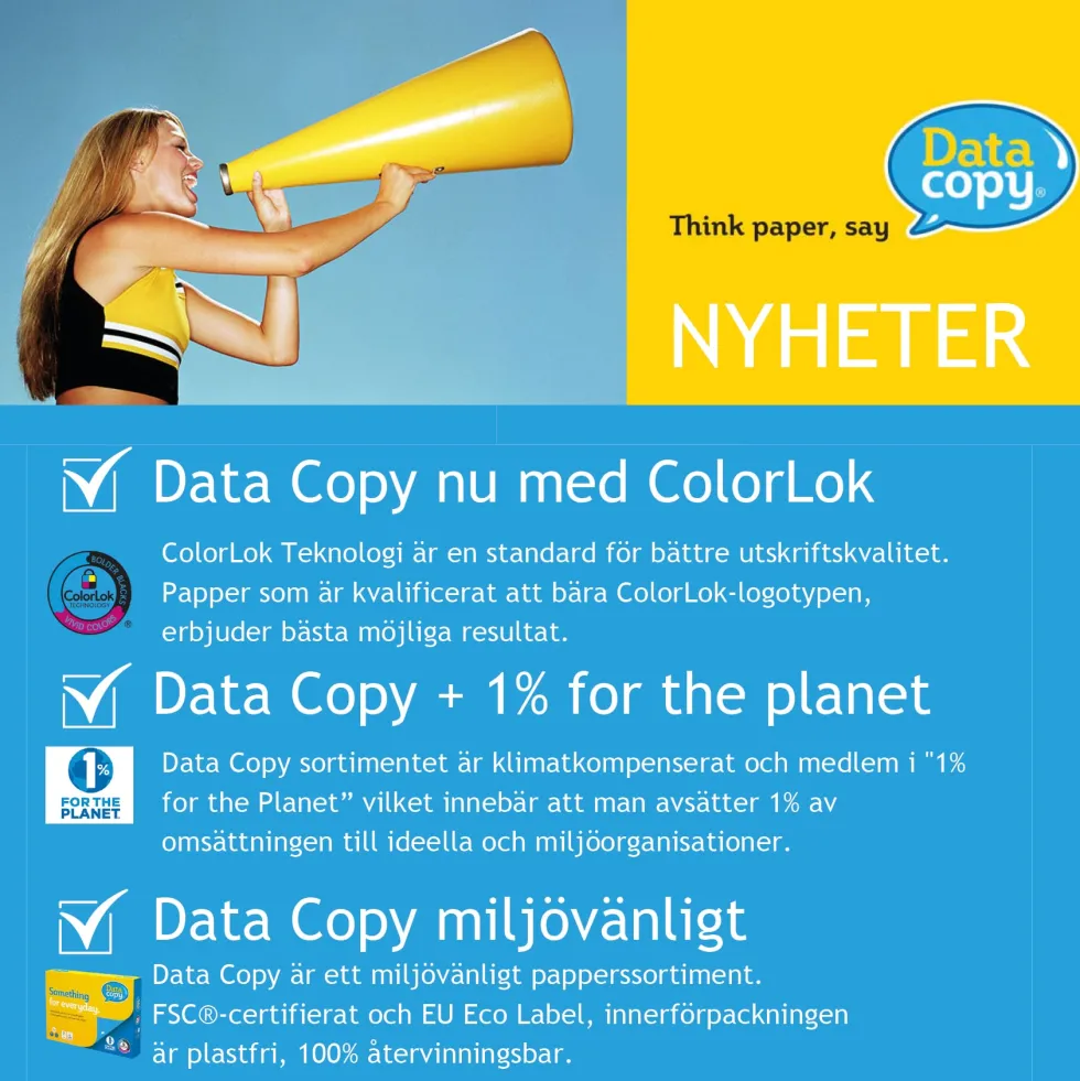 Kopieringspapper DATA COPY A5 80g 500/FP