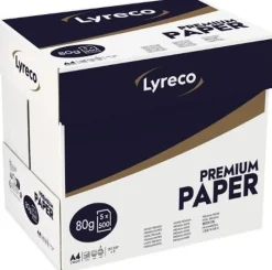 Kopieringspapper LYRECO Premium A4 80g oh 500/fp
