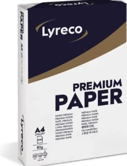 Kopieringspapper LYRECO Premium A4 80g oh 500/fp