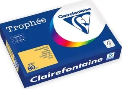 Kopieringspapper TROPHEÉ A4 80g Guldgul 500/FP