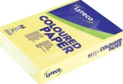 Kop.ppr LYRECO A4 80g kanariegul 500/fp