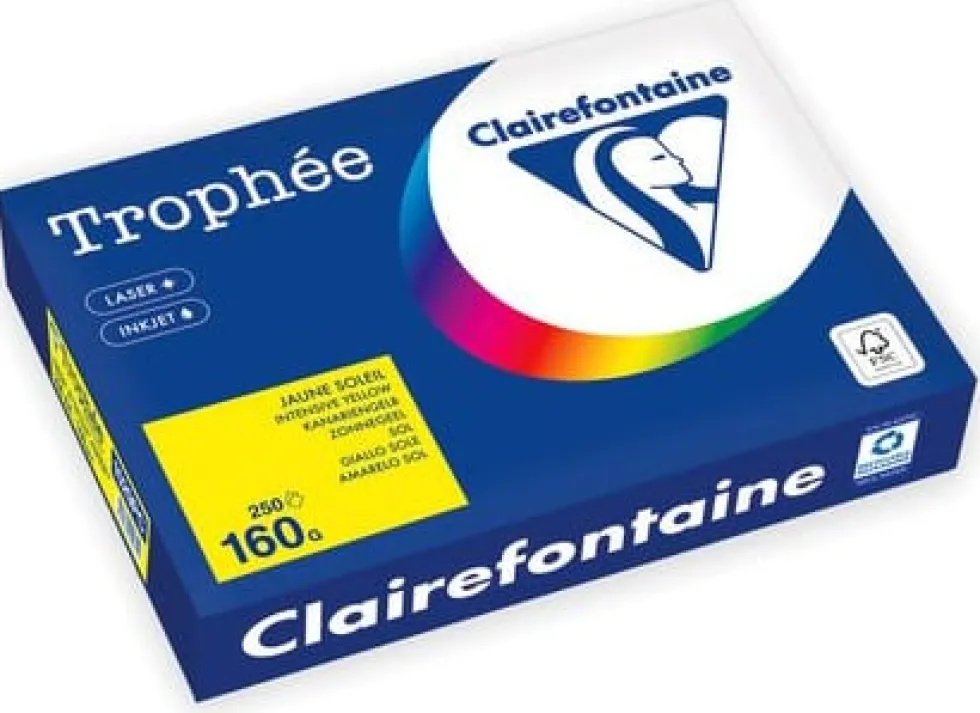 Kop.ppr TROPHEÉ A4 160g oh gul 250/fp