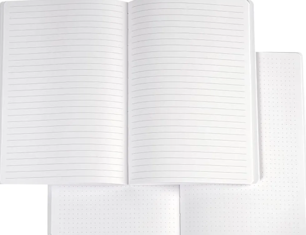 KOZO Anteckningsbok A5 2 Pack Rosa