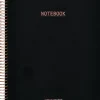 KOZO Anteckningsbok A4 Premium Black Rutad