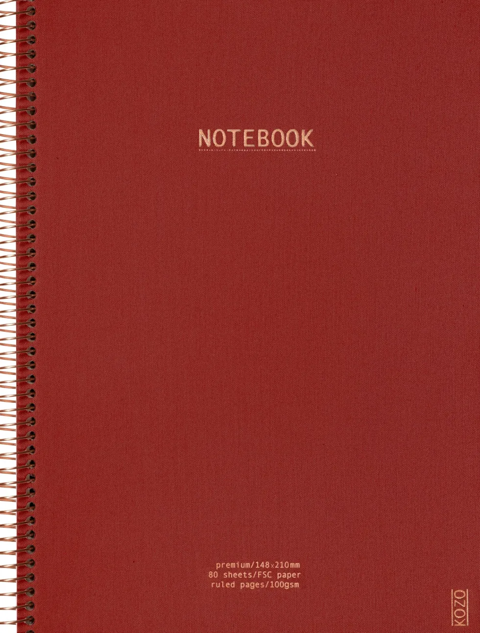 KOZO Anteckningsbok A4 Premium Bric