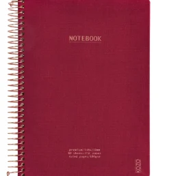 KOZO Anteckningsbok A5 Premium Berry