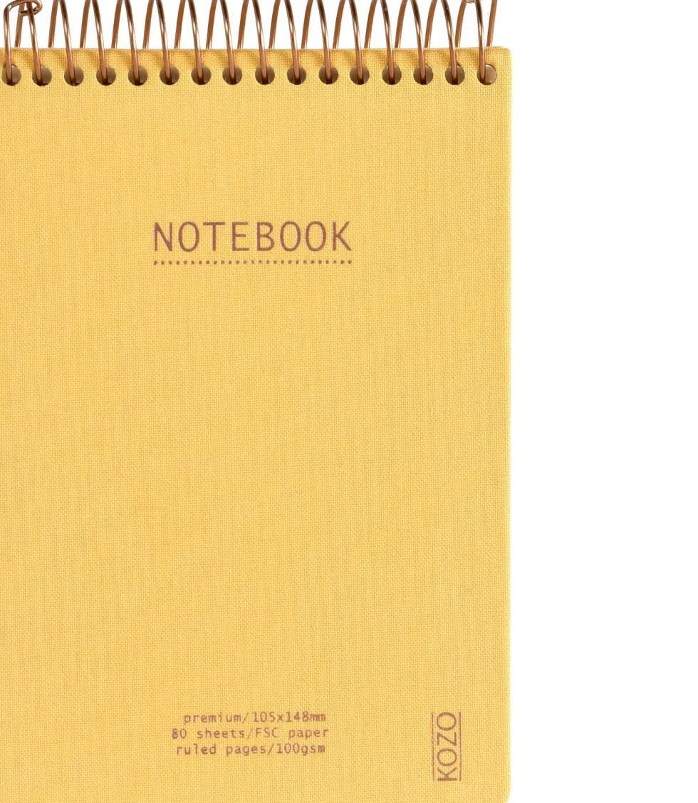 KOZO Anteckningsbok A6 Premium Honey